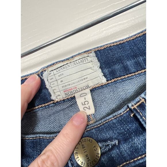 Current Elliot Straight Leg Denim Jean Limitless Destroy Released Hem Capsule - Picture 5 of 11